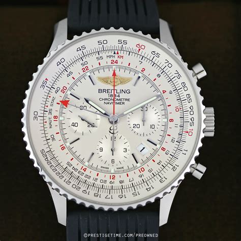 pre owned breitling navitimer gmt|breitling navitimer prices.